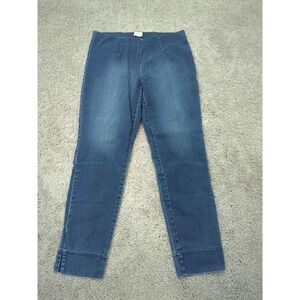 Seductive Pants‎ Womens 42 Blue Mid Rise Pull On Sabrina Jeggings Cropped Casual